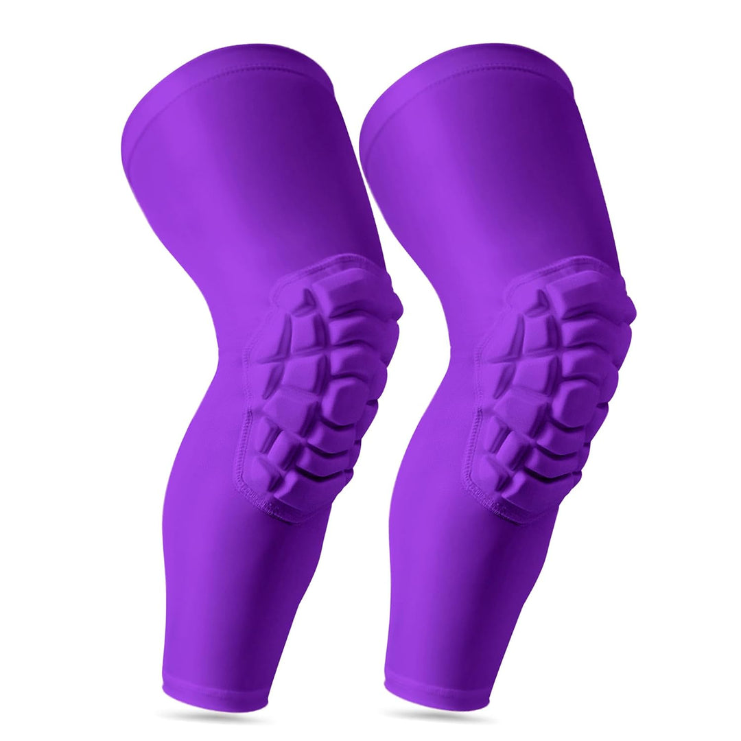 Purple Compression Knee Pads (Pair of 2)