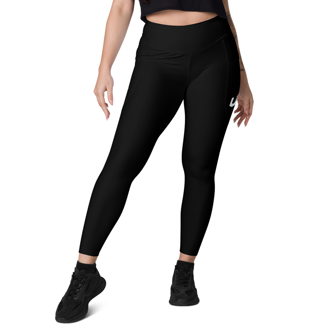 Women's Black Leggings with pockets