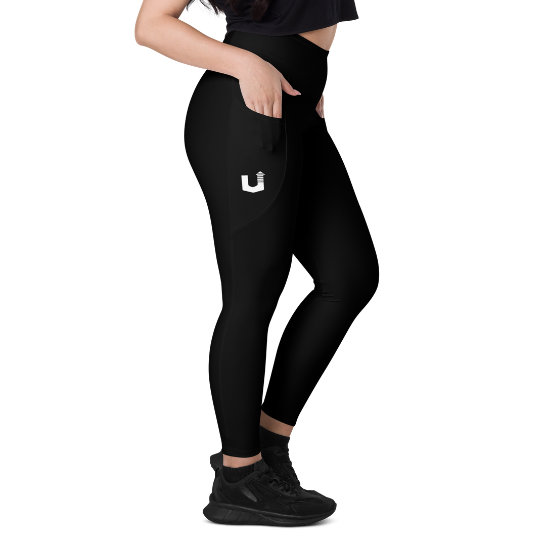 Women's Black Leggings with pockets