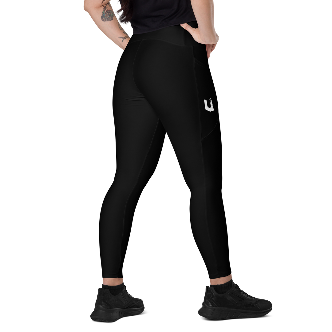 Women's Black Leggings with pockets