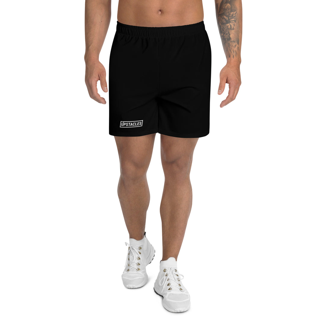 Men's Black Recycled Athletic Shorts