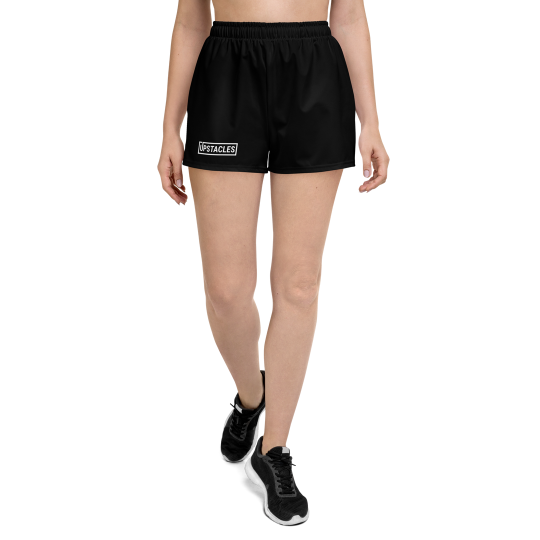 Women’s Black Recycled Athletic Shorts