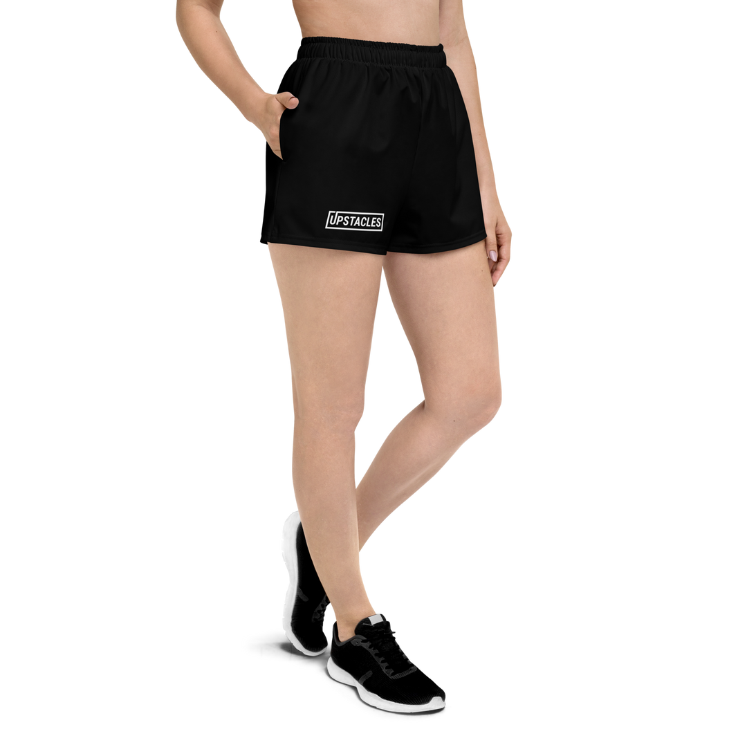 Women’s Black Recycled Athletic Shorts