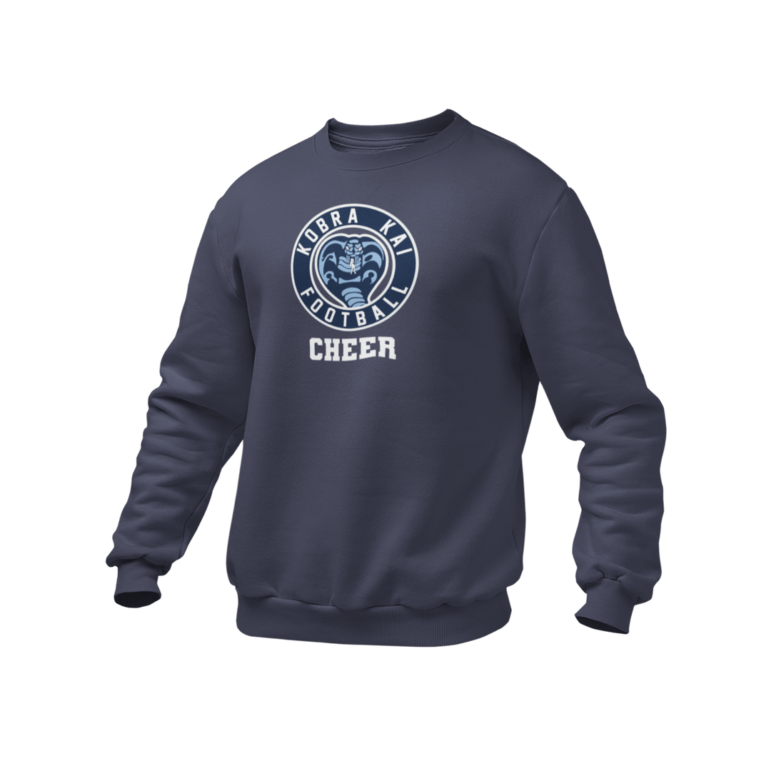 Adult Kobra Kai Cheer Midweight Crewneck Sweatshirt