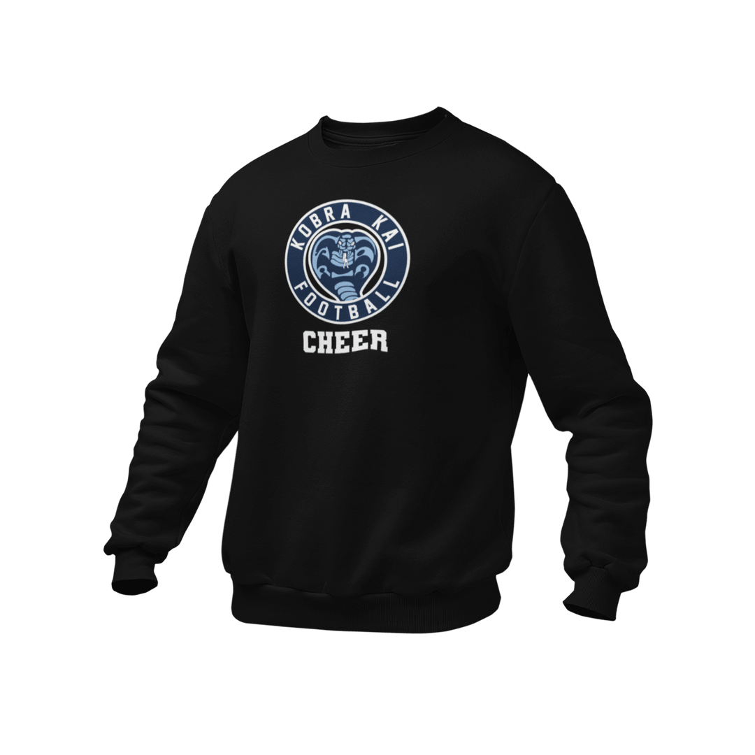 Adult Kobra Kai Cheer Midweight Crewneck Sweatshirt