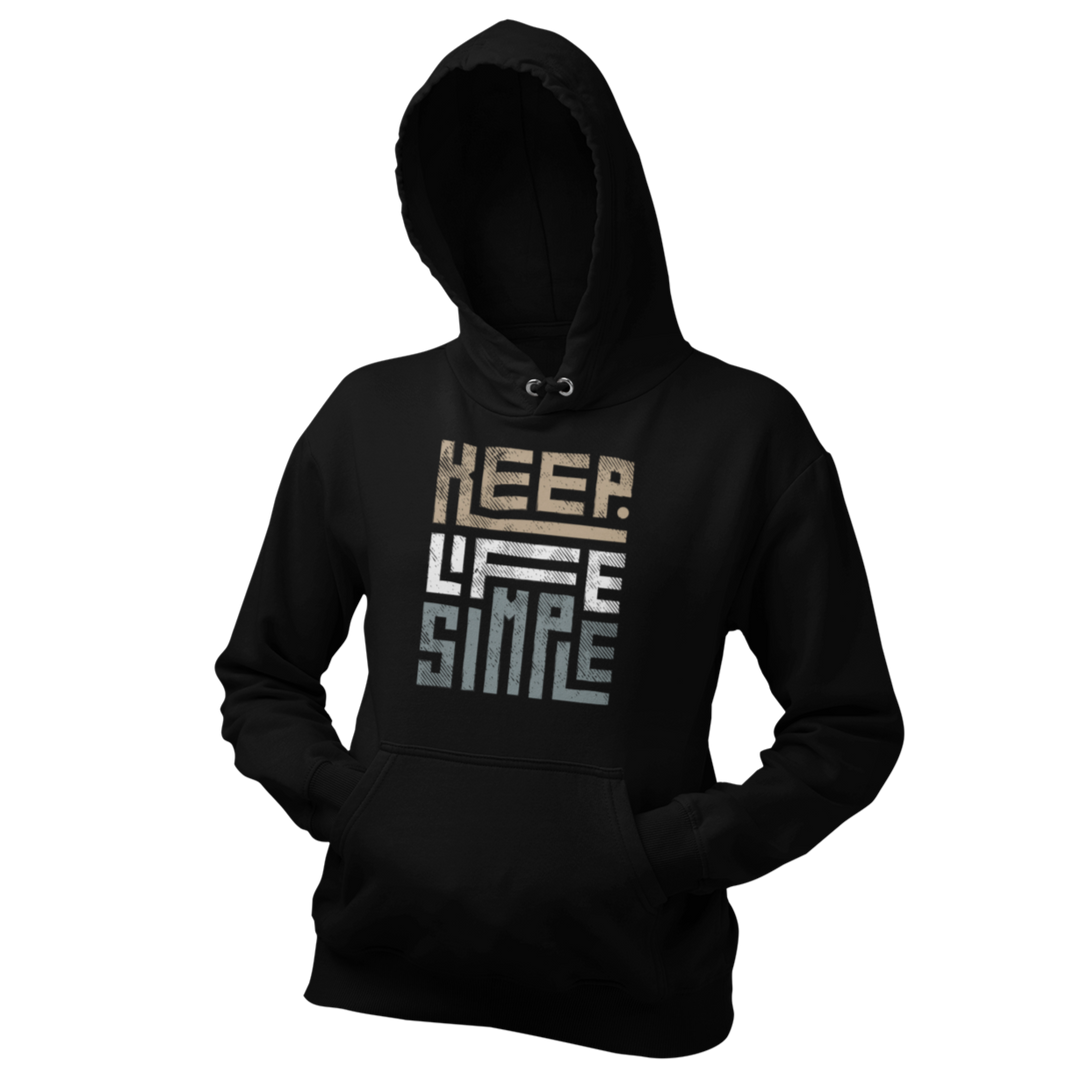 Keep Life Simple - Black ULTRASOFT Hoodie