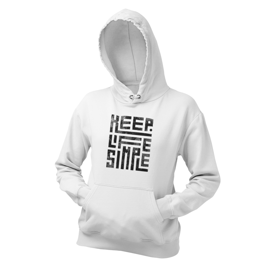 Keep Life Simple - Black ULTRASOFT Hoodie